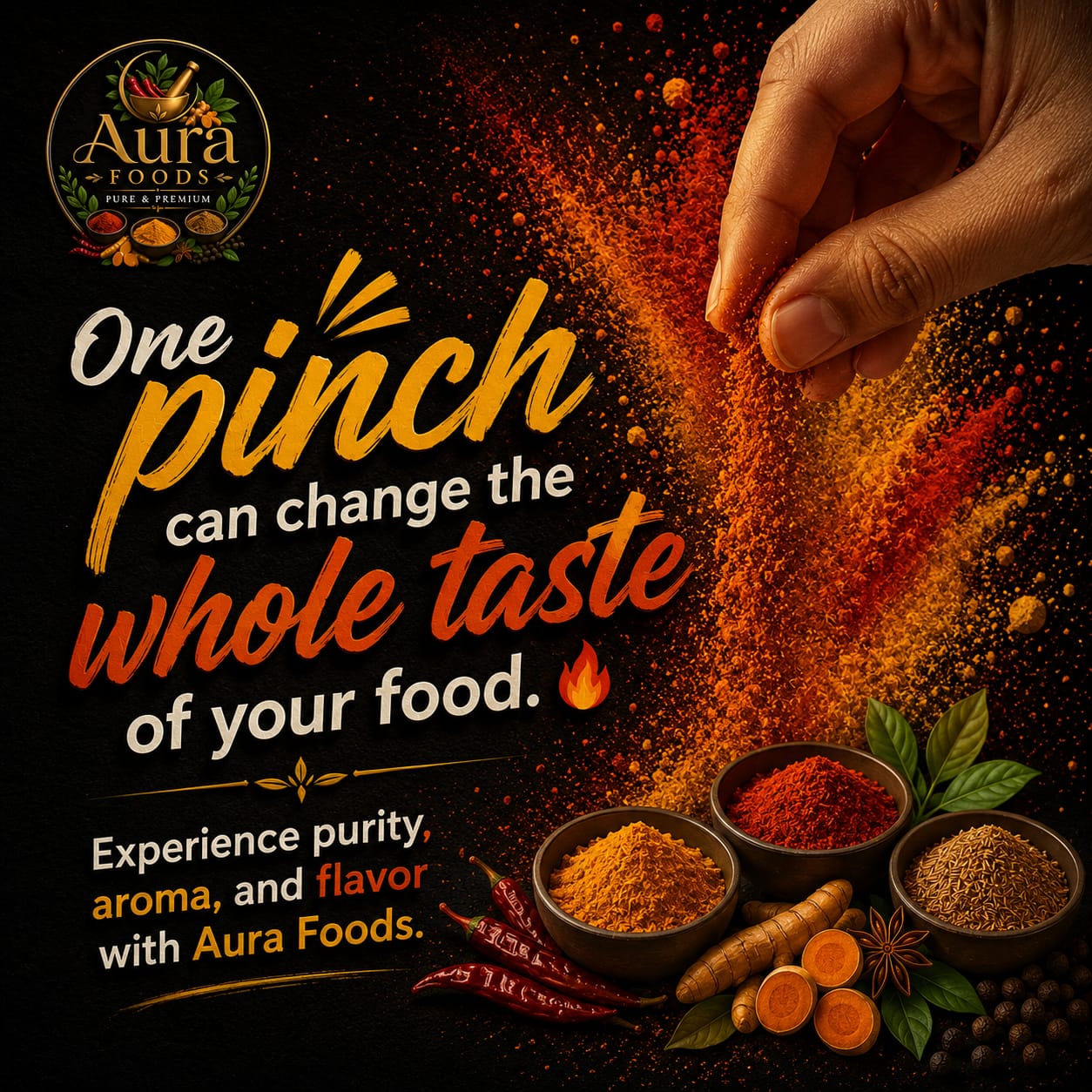 Traditional spice grinding in Sindh, Pakistan - Aura Foods heritage process