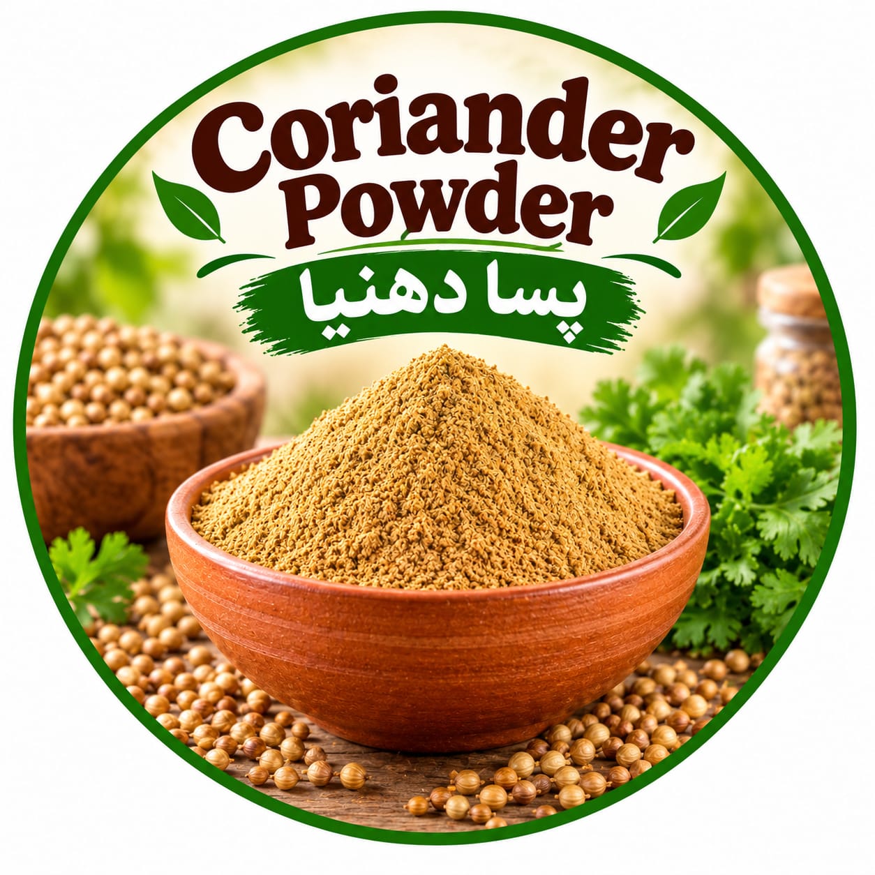 Fresh Coriander Powder (Pisa Dhaniya)